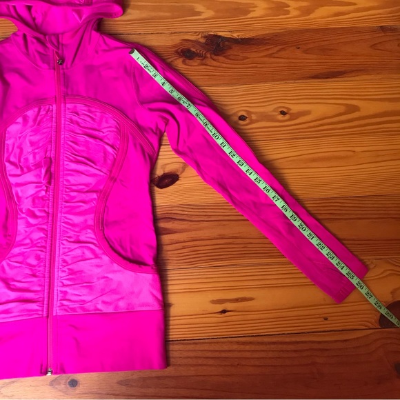 Lululemon Scuba Hoodie Pink Athletic Jacket, EUC, 6 - Picture 11 of 16